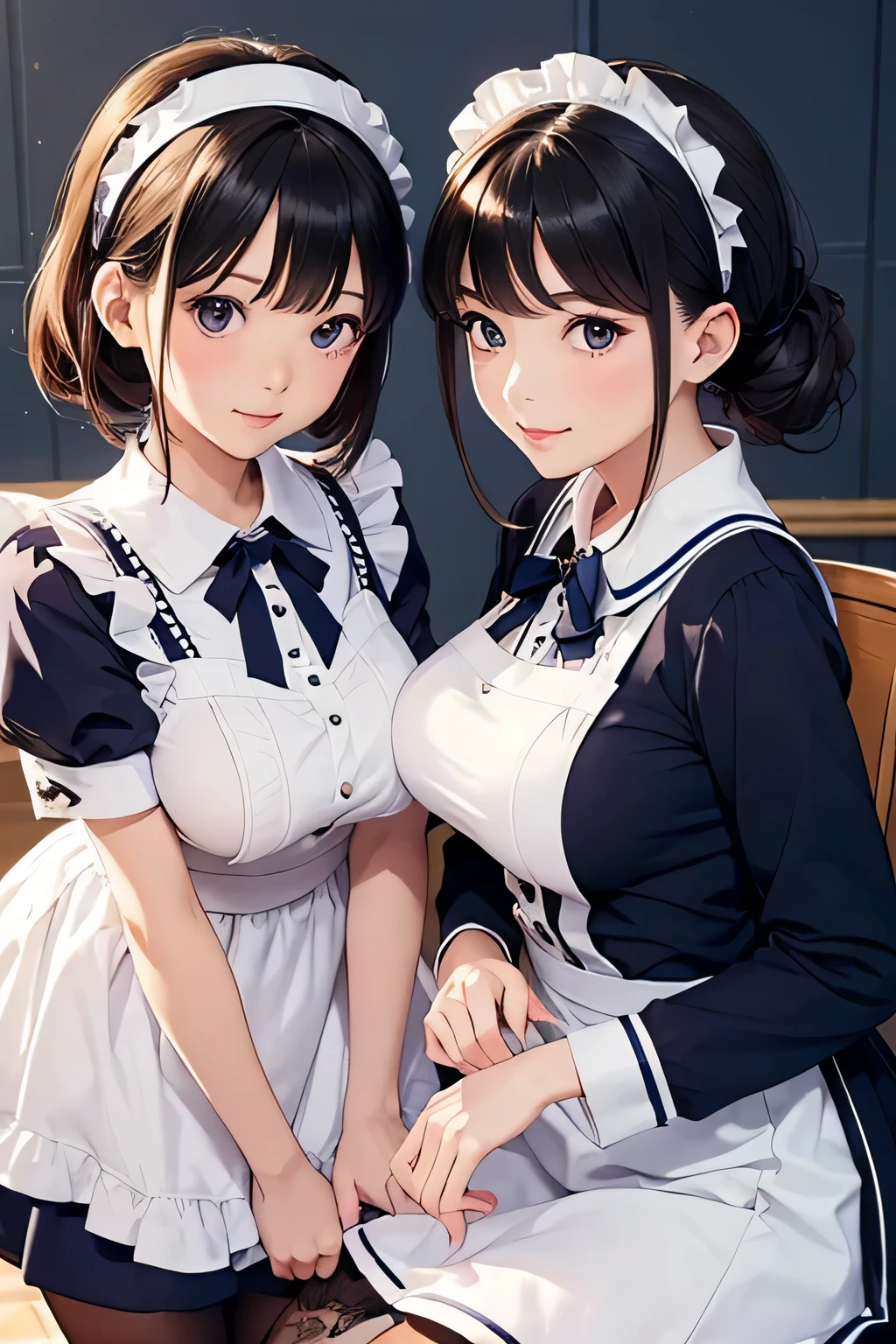 NSFW,maid:1.5,topless,tongue-out,matured,masutepiece,Best Quality,Cute models in Japan, Random Casual Hairstyles,Blue eyes,topless:1.5 ,Pubic hair:1.5 ,,Standing:1.5,Huge breasts:1.3,see-through cameltoe,masterpeace, Best Quality, high resolucion, 1girl,Side ponytail, maid headdress, big breasts,mole on breast,Cowboy shot, laughing, sighing,2D:1.3