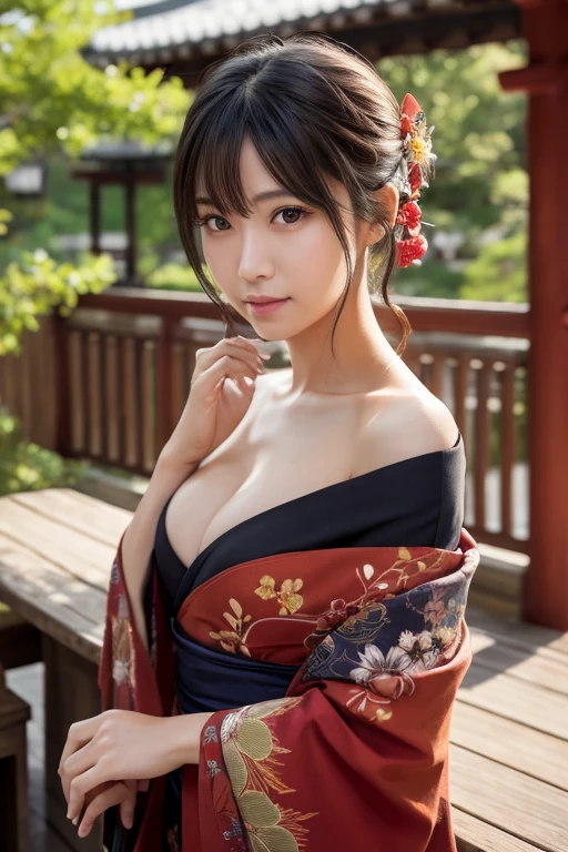 (Photorealistic:1.4, Tabletop:1..3, 8k), highest quality, masterpiece, 超A high resolution, Perfect dynamic composition, Professional camera work, Grow light effect, Mysterious肖像画, Cinematic Light, Highly detailed skin and facial textures:1.3, Ultra-detailed, Detailed eyes, (Ride the Dragon, He has a nice long walking stick), (Mysterious:1.3, Fantastic:1.2, tradition:1.2, Majestic:1.2), One Girl, Age 25, Cute sexy slim goddess,Bold, Fair skin, (Calm:0.9, Totally captivates you:1.0), (Japanese Yukata:1.3, Off the shoulder), (Ample breasts:0.9), (Buckshot), (beautifulしい青い目, beautifulしいエロスを感じる瞳:0.85), Sexy Face:0.4、beautiful、clear、 (beautifulしいエロスを感じる口当たり:0.85), ((可愛すぎるbeautiful人:0.9)), Great background, Eliminate unnecessary hands