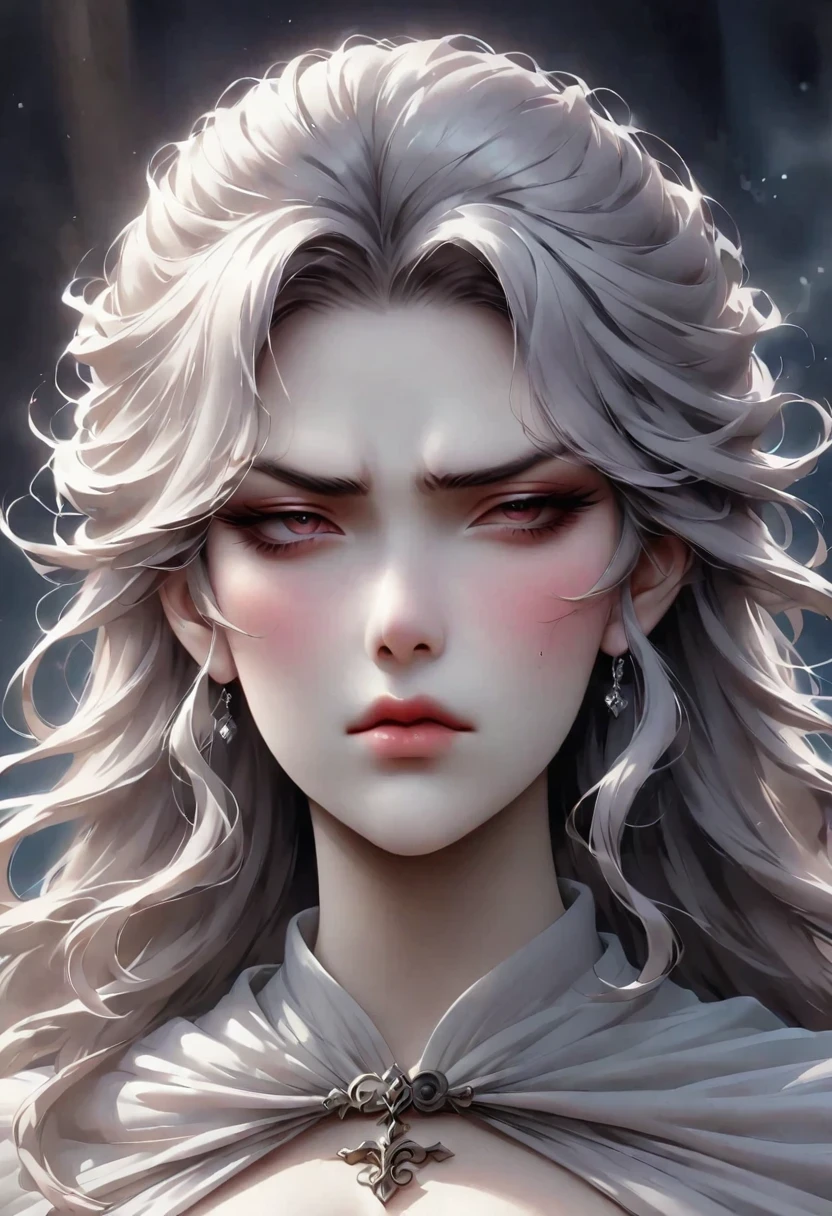 Disgusted Look，Cold and arrogant noble lady，Stubborn and prejudiced expression of disgust，Show the sarcastic face to the fullest