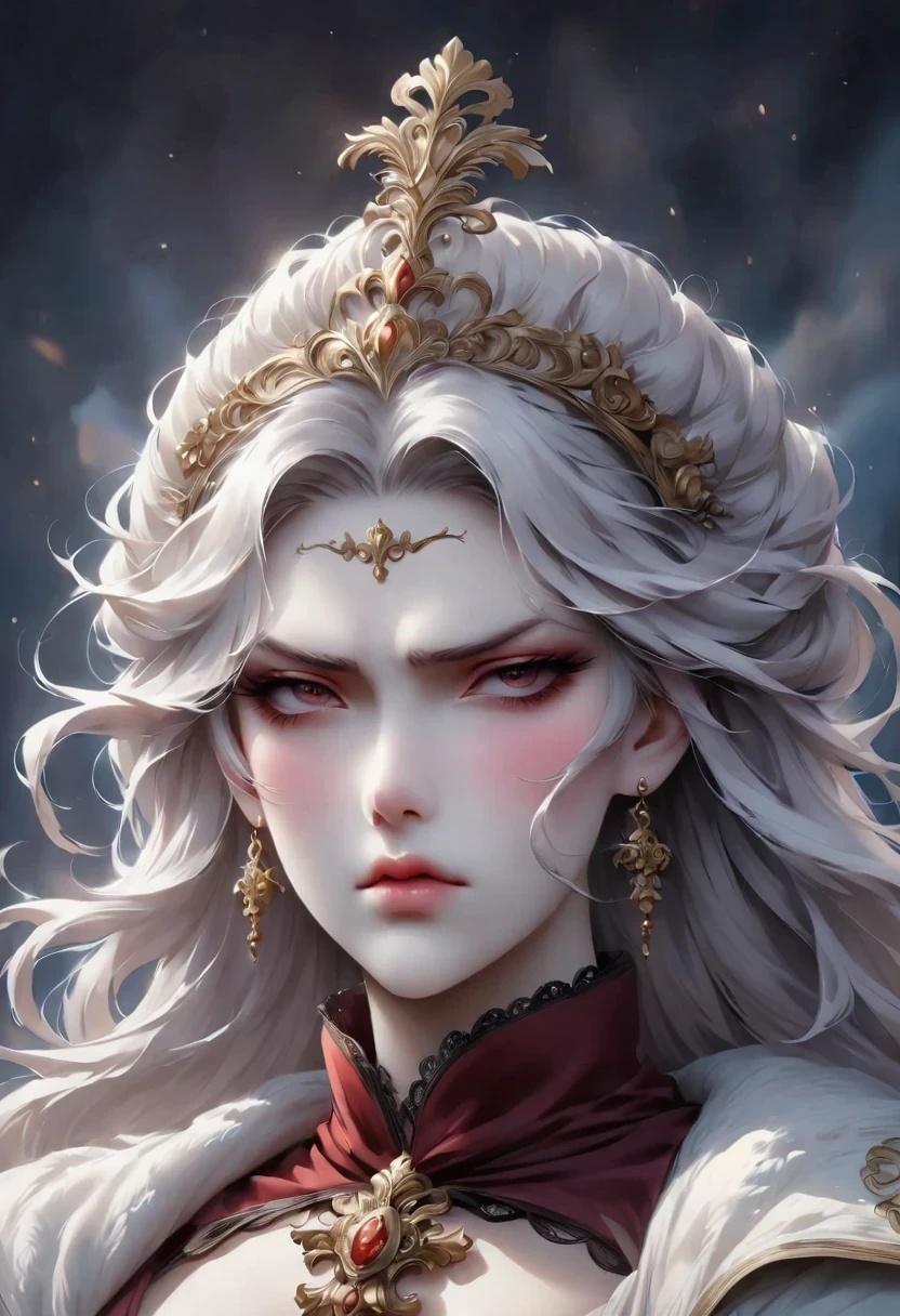 Disgusted Look,Cold and arrogant noble lady,Stubborn and prejudiced expression of disgust,Show the sarcastic face to the fullest