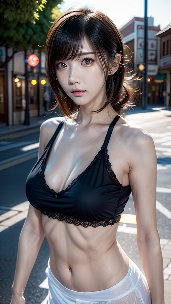 AIBeauty、Prompto around town、Chest exposed、camisole、Starry sky animal circle、Real Beauty