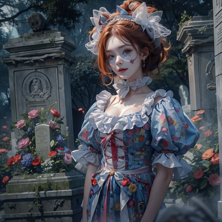 ((best quality)), ((masterpiece)), (detailed), <lora:add_detail:1>, (Sally, SalDre), <lora:Sally:0.7>, dress,colored skin,stitches,long red hair,stitched face, moonlight, dead flowers, dead cornfield, haunted, glowing, luminescent,