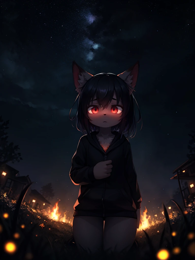 Hallucination, daydream , horror , bokeh , night springs , Dominated by darkness