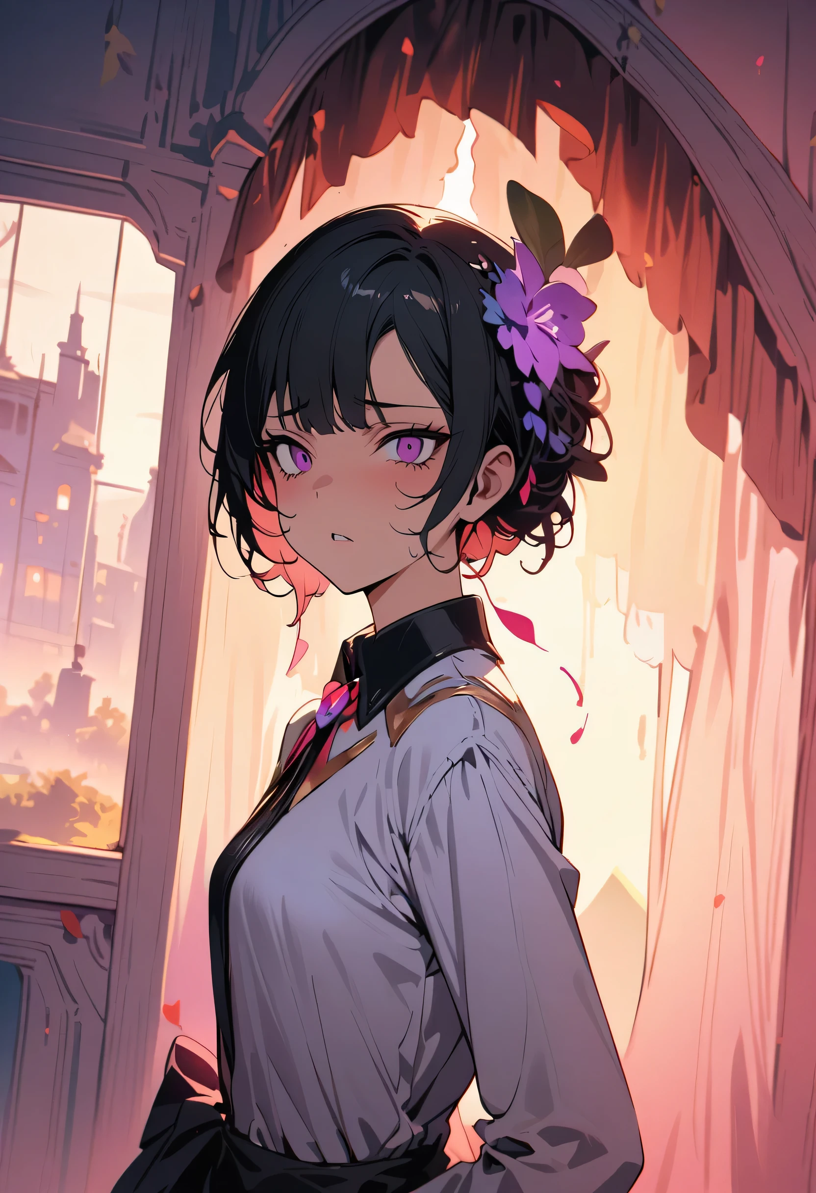 ((A look of disgust:1.3)),、((Upper Body:1.3))masterpiece, highest quality, Illustrations for novels, High resolution, 18+ Adult content, Sensual, Intimate, Emotional, Passionate, romantic, sweet, Adorable, Innocent, Pure, Fascinating, Fascinating, attractive, Mysterious, Fascinating, Fascinating, Immersive, Fascinating, dream-like, Surreal, Imaginative, Whimsical, artistic, Avant-garde, timeless, elegant, Sophisticated, chic, Sophisticated, Individuality, original, 