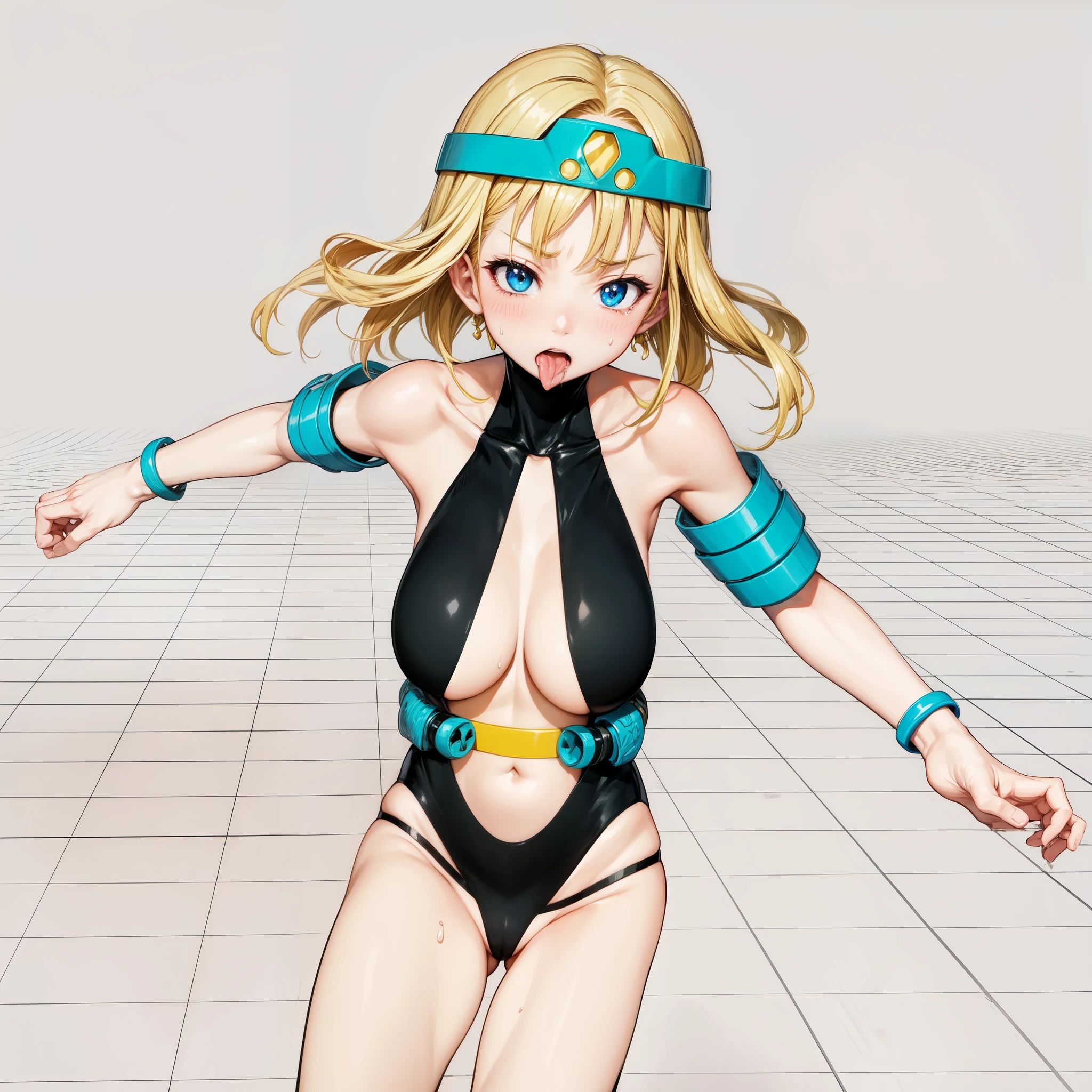 Female Combatant、Blonde Japan girl、Close-up of a girl in a black bikini、Black shiny bikini、Black boots、A golden snake circlet on his head、Saiyan Girl, wonderful, Nano Girl, Female body type, Inspired by Hiromu Arakawa, Anime Manga Robot!! Anime Girls, Fubuki, Full Body Suit, by Hiromu Arakawa、wonderful, silk, Beautiful and attractive anime , Anime Girls of the future, tears,Drooling,Pee,Sweat,Tongue out,incontinence,Peeing、Estrus、Eyes wide open,Estrus,Blushing,Nipples are erect,Face is hot、Lust、incontinence、Armpit Hair、pubic hair、Anguished expression、Doomsday Demon