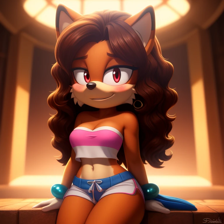 (score_9), (source_ derpibooru_p_95),m, ((cute anthro canine :1.1)), (halter top swimsuit), blushing, young teenager, innocent look, solo, long dark hair, anatomically correct, flat chest , high res, extremely detailed, adorable, ribs, hip bones, sitting in steam room, 1girl, absurd resolution, moonlight, nighttime, cute nose, cute snout, realistic hair, fluffy ears, skinny waist, spread legs, 