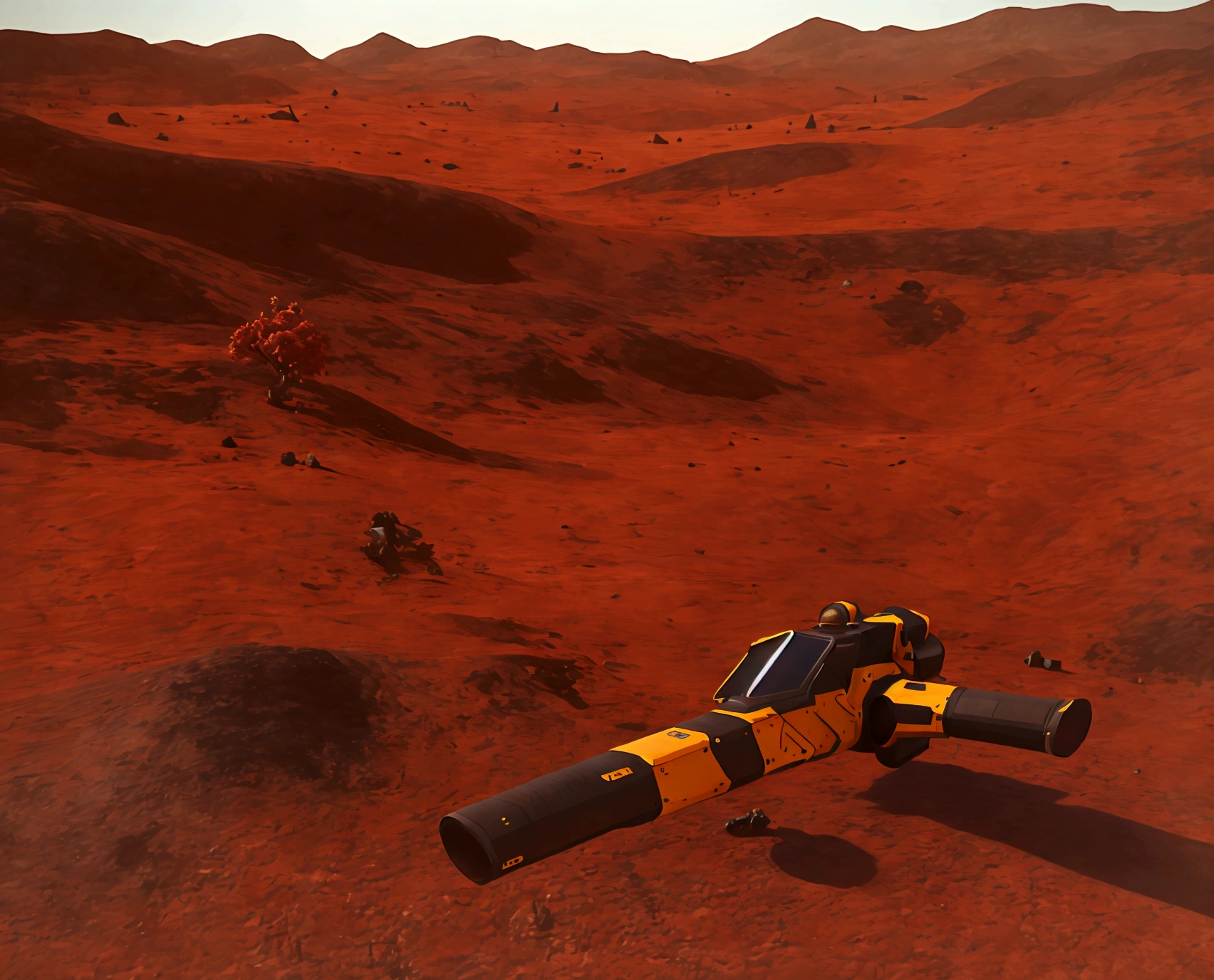 an astronaut standing in a lush field, nomanssky style wallpaper, 4K high resolution concept art beautiful masterpiece,abstract dream, space, intricate, large scale, alone, cinematic film still, Insane detail, sharp focus, depth of field , realistic lighting, (realistic perspective), complex, (multiple subjects), 4k HDR,
