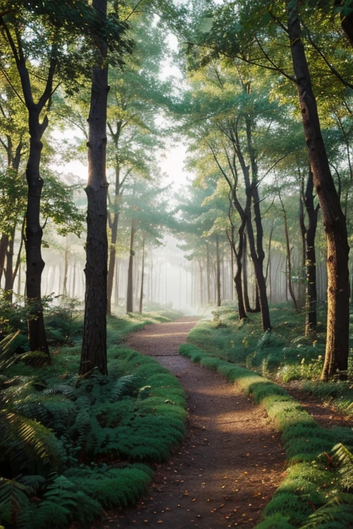 Draw a magical forest