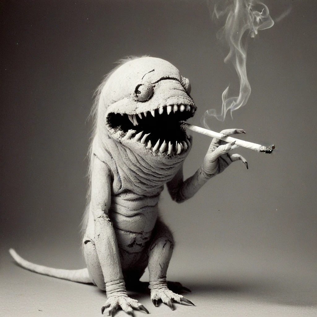 cigarette creature