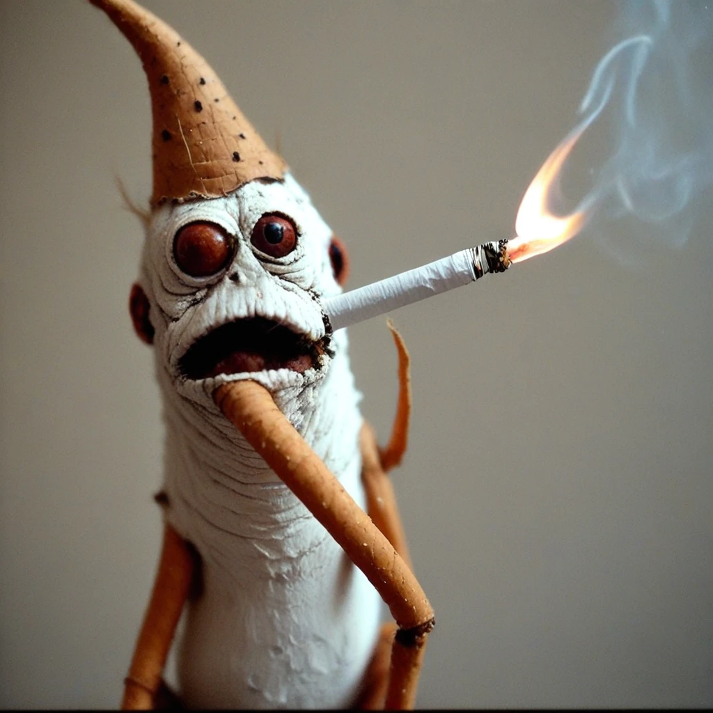 cigarette creature