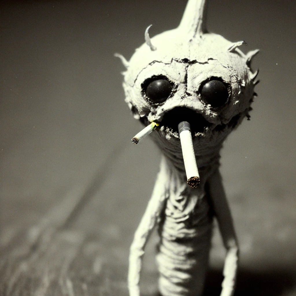 cigarette creature