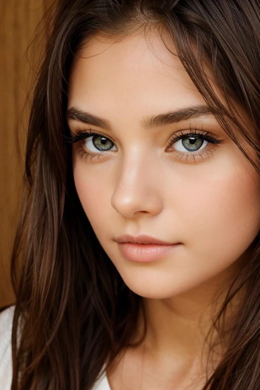 A girl with hazel eyes 