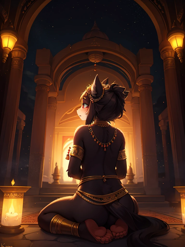 Hallucination, daydream , bokeh , Controlled by darkness, (Kama Sutra:0.9) , Indian Temple