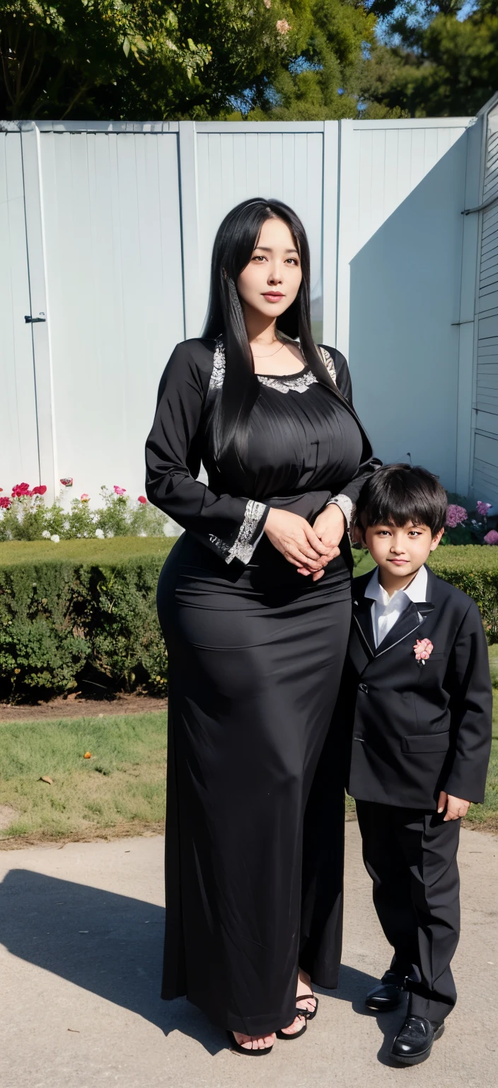 mother and 1 man、2 parents and children(Mother and her high school student son)Photo of、The most beautiful and pure mother in Japan((A 39-year-old beautiful mature woman whose face is modest and plain, but her body is the most erotic.))and cute son(high school student)、((My mother is beautiful with a thin, slightly frail face.))((mother(Smooth long black hair)and son commemorative photo))、A mother with a voluptuous body、My son is a handsome high school student.、Huge breasts that are too big and droop a little、Formal wear、RAW development、Realistic、A commemorative photo of mother and son in front of the school gate、Mother and son arm in arm、((The mother is taller than her son))、((Only my son wears school uniform))、((My mother is wearing a graduation outfit with artificial flowers on her chest))、((in front of the school gate)),,(big booty) ( Plus size bbw big ,grass, (wide booty)insanely inflated hips,Thick body ,fat body , curve shap body, widest hips , thick hips ,widest breast,  thick breast