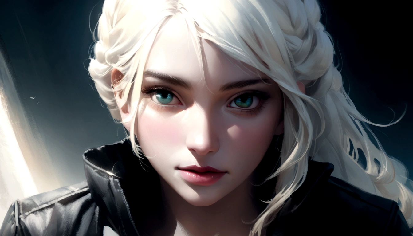 a beautiful girl with long flowing blond hair, detailed facial features, green eyes, high cheekbones, wearing an elegant white dress, in a lush garden setting with flowers and butterflies, (best quality,4k,8k,highres,masterpiece:1.2),ultra-detailed,(realistic,photorealistic,photo-realistic:1.37),detailed skin texture,intricate details,dramatic lighting,vibrant colors,fantasy art style
