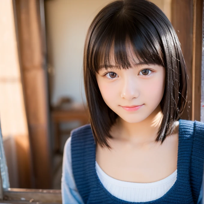 1 top quality girl　Very cute beauty　small, Bright Eyes　Shine, Shine肌　18-year-old, Black Hair　A clean and bright look, , and a cute　Beautiful Bangs　Big Breasts　School　high school　Nude Erotica
