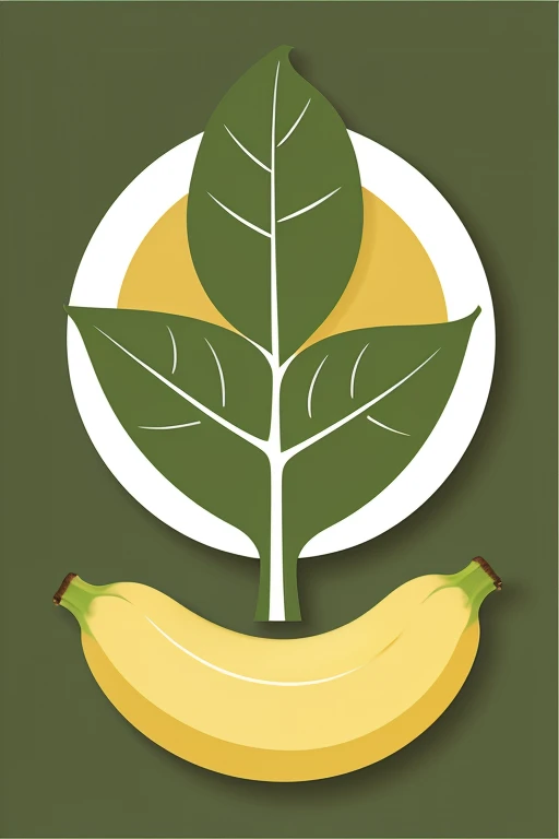 Create a logo that is for a company that makes dishes based on banana leaves