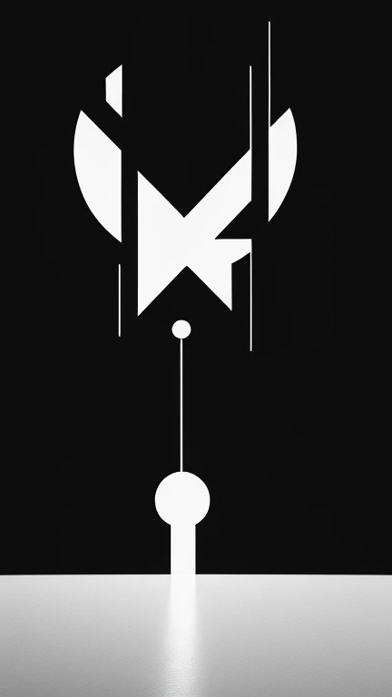symbols, black and white, simple,