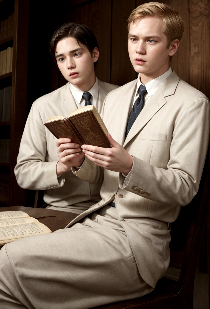 old mormon missionary holding scriptures