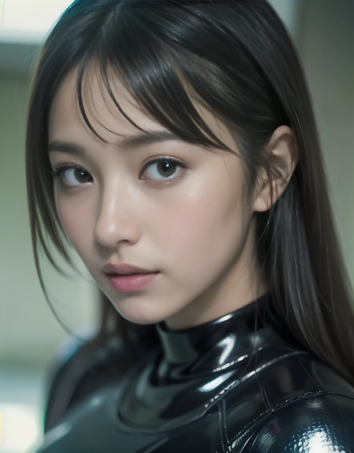 (1 girl)、highest quality、masterpiece、超A high resolution、(Photorealistic:1.4)、RAW Photos、1 girl、(Wearing a super shiny pink wetsuit)、Female scuba diver、Long sleeve、Diving Gloves、Portraiture、Close-up、Shadow、Octane Rendering、8k、Ultra Sharp、Metal、Intricate decorative details、Onboard Details、Very intricate detail、Realistic Light、(Mysterious look)、Shining Eyes、To the camera、Small LED