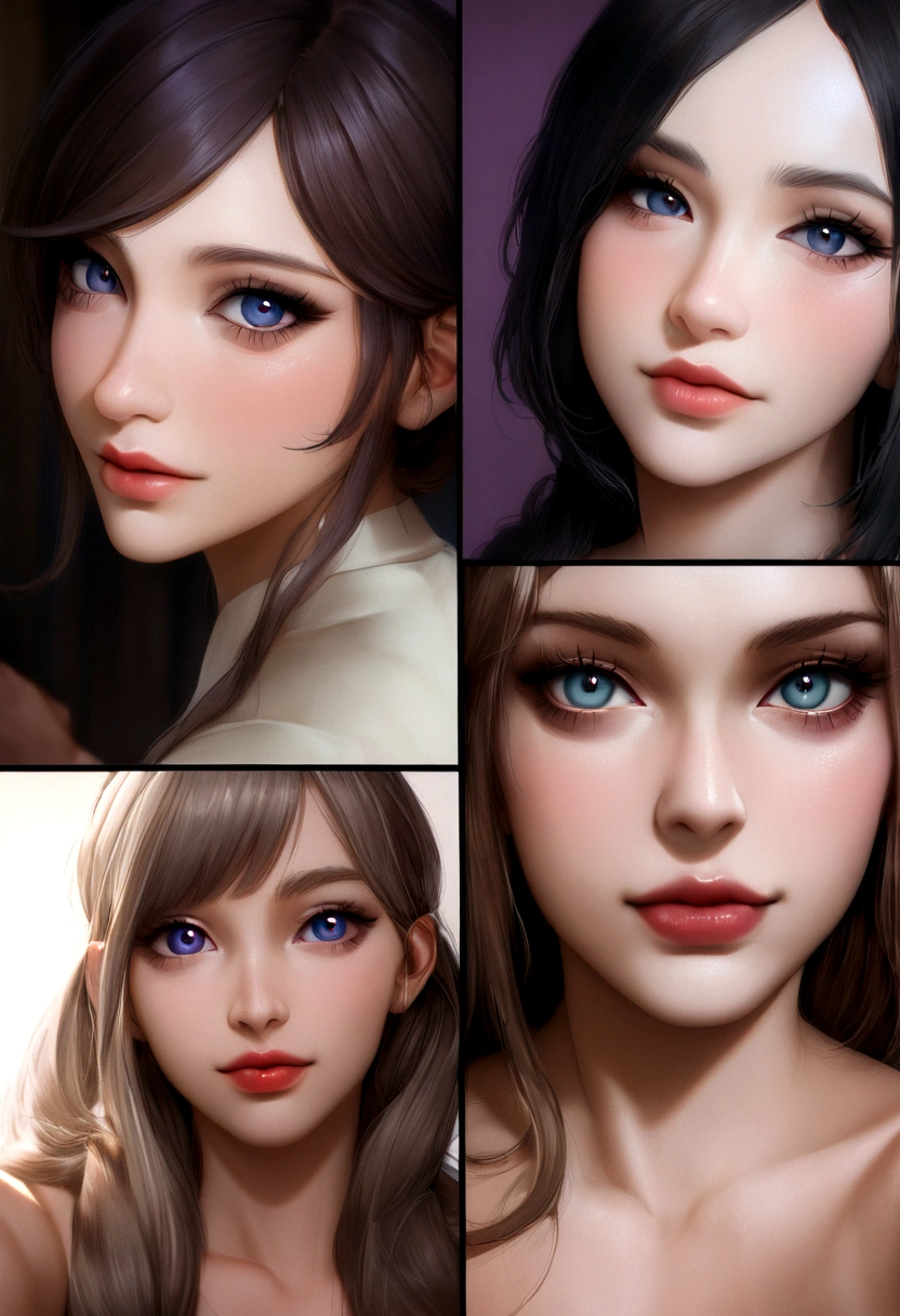 Arafed Women's Complete, fille sexy aux yeux bleus, , ultra realistic, Meticulously detailed, Portrait de Sophie Mudd, cheveux blonds et grands yeux, Selfie d&#39;une jeune femme, Augen dans la chambre, violette myers, sans maquillage, maquillage naturel, Regarder directement dans la caméra, Artgramme du visage, maquillage subtil, Photo impressionnante de tout le corps agenouillé sur le lit, dans la chambre, Poitrine moyenne et grande, pour que le visage soit clairement visible, portrait