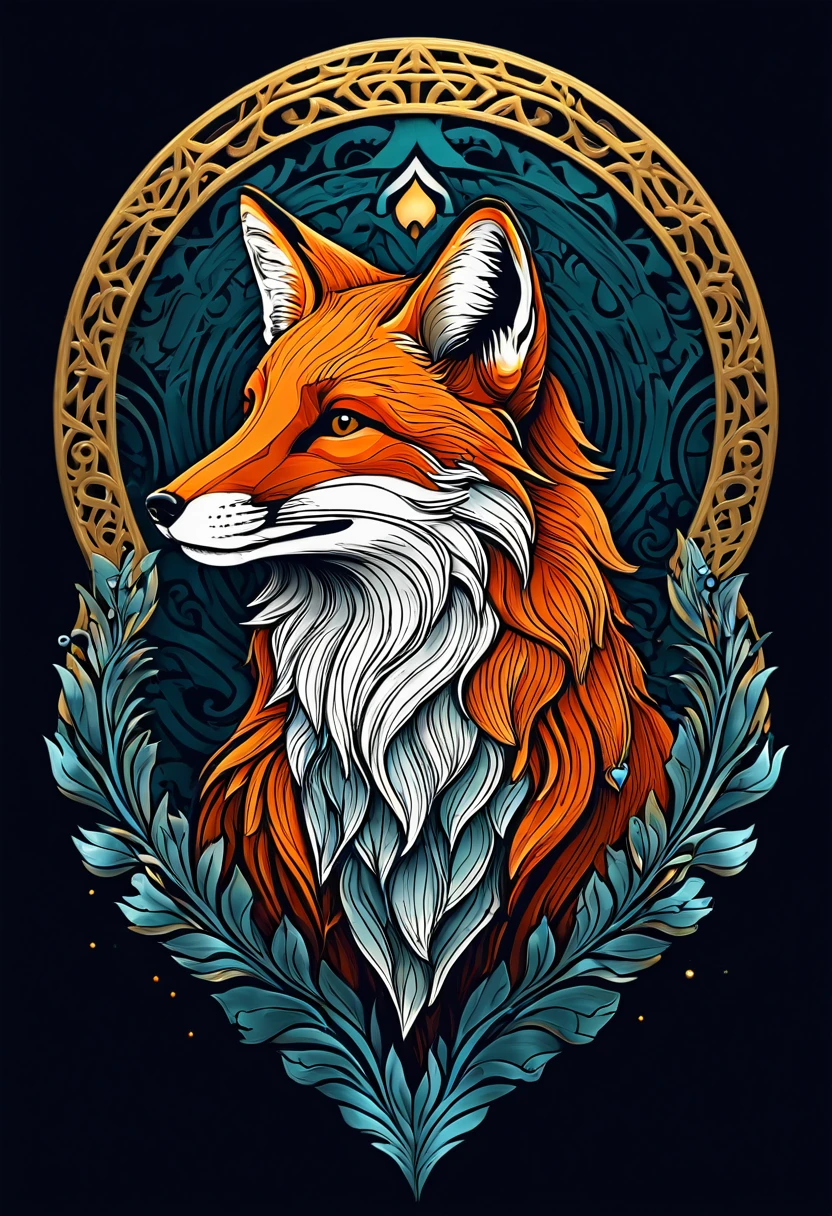 Icon,fox,art, protection, guardian