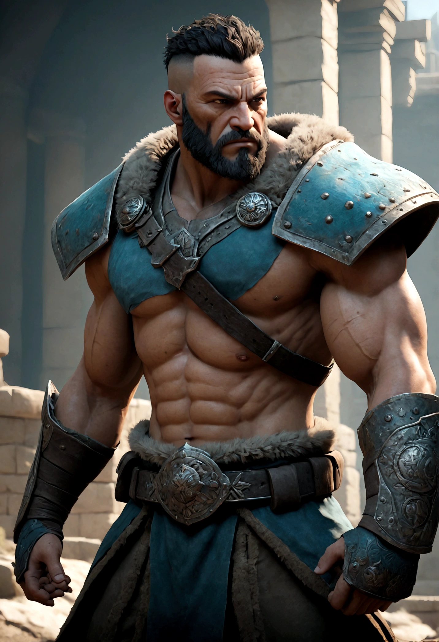strong game character