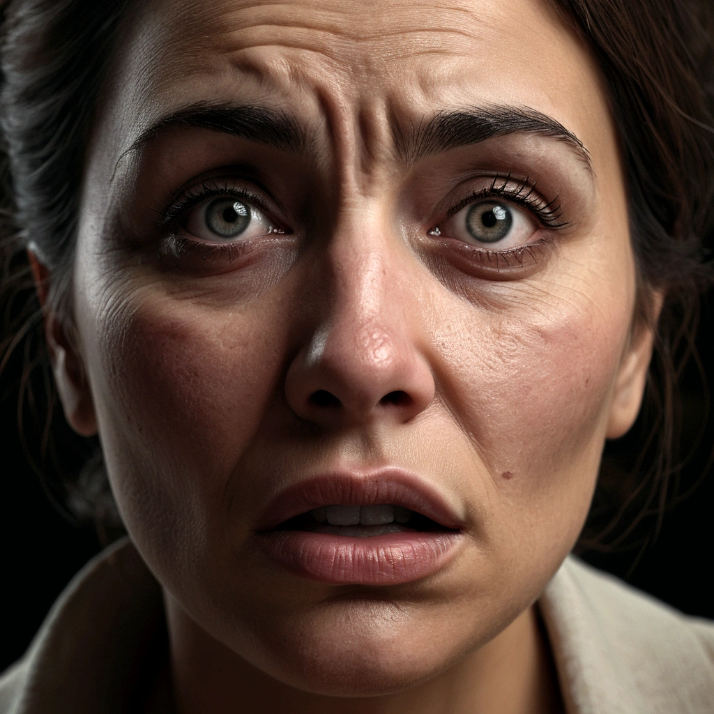 a disgusted woman, disgusted facial expression, disgusted reaction, detailed face, detailed eyes, detailed nose, detailed lips, detailed skin, beautiful woman, expressive face, dramatic expression, intense emotion, realistic rendering, photorealistic, 8k, high resolution, detailed lighting, cinematic, dramatic lighting, chiaroscuro lighting, tonal contrast, moody atmosphere, muted color palette, desaturated tones, cool tones