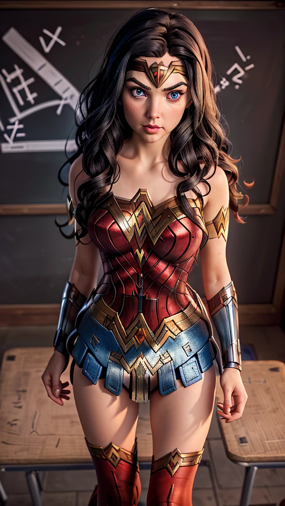 score_9, score_8_up, score_7_up, score_6_up,
rating_explicit,
1 girl, ((18YO:1.2)), Adult, full lips, big clear eyes, light blue eyes, (long wavy hair: 1.2),
(female teacher wonder woman :1.4) , (in a classroom:1.4) , slightly tanned skin, (miniskirt rojo:1.4), (wonder woman:1.4)
two breast out, open shirt, showing breasts, lying on desk, (squeezing tits:1.4), amused, light smile, eyes looking up, white shirt, black jacket, black pencil skirt, top view, showing pussy dripping, (colores brillantes), ,( ciberpunk 2.1), (background numbers mathematics blackboard :1.4), (math numbers flying through the air :1.4),( hojas de papel en el aire :1.4), (wall newspaper :1.4)