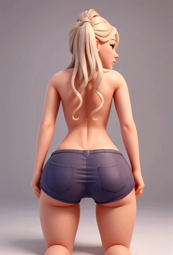 24 year old girl, clothes off, From behind, swollen anus