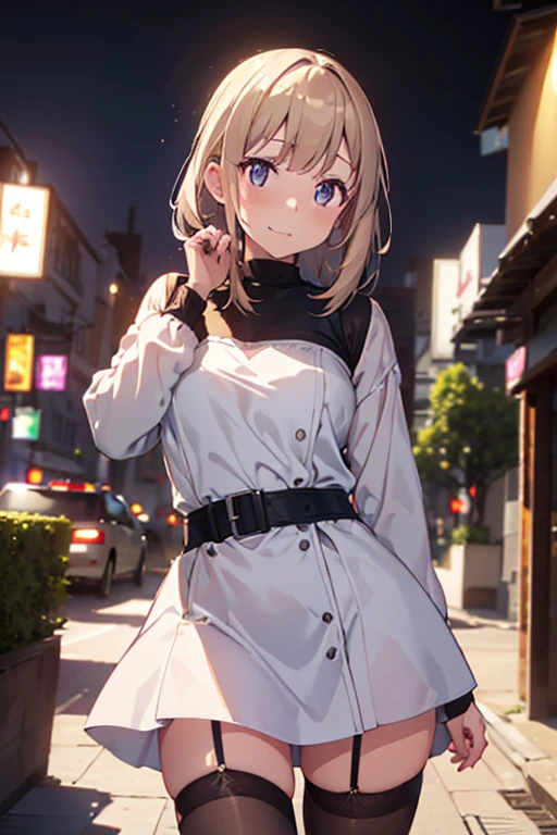 (4k, Best Quality, High Resolution: 1.1), (Realistic, Photorealistic:1.1), 1 Girl, Solo, Fine Eyes, Fine Complexion, (Look Viewer:1.2), Cute, Pure, Long Eyelashes, Upper Body, Blush, Random Clothes, Realistic Light, Realistic Shadows, [Blurred Background], Eye Focus, [Depth of Field], Professional Lighting, Photon Mapping, Radiosity, Physically based rendering, high detail, f/2.8, 200mm lens, catch light, big hairpin，full body esbian，