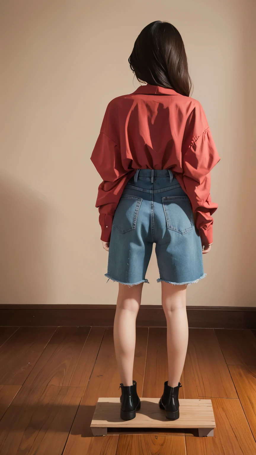 So many pepole back forward standing on a open place pepole outfit shirt and dothis
