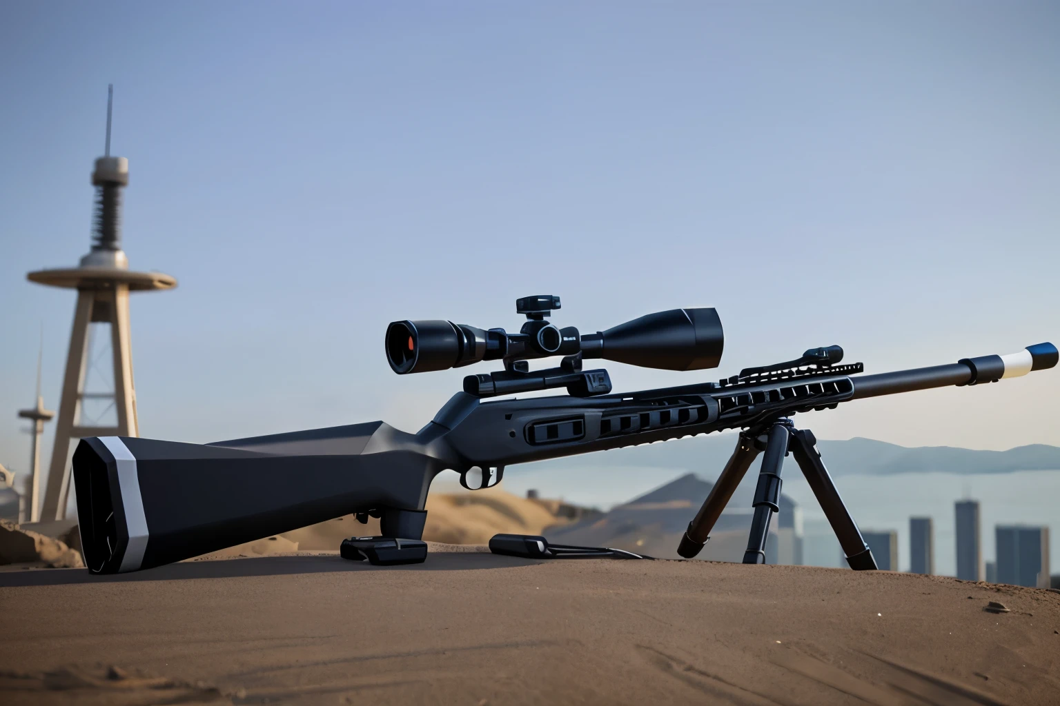 make it more futuristic sniper