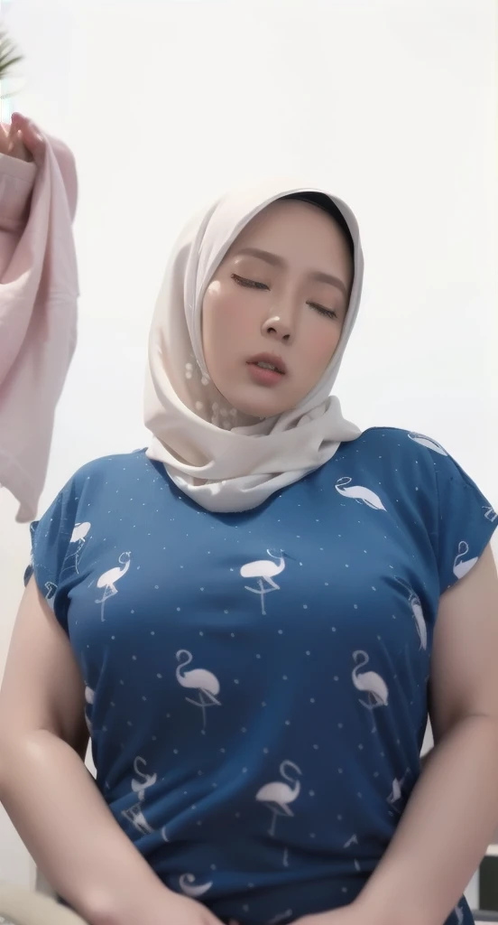 HIJAB MALAY GIRL,, IMF as a good Guy, TECHNOLGY, AI, futuristic, blockchain, International Monetary Fund, (MATRIX WORLD), ((look In front at the camera CLOSED YOUR EYES and open your mouth)).