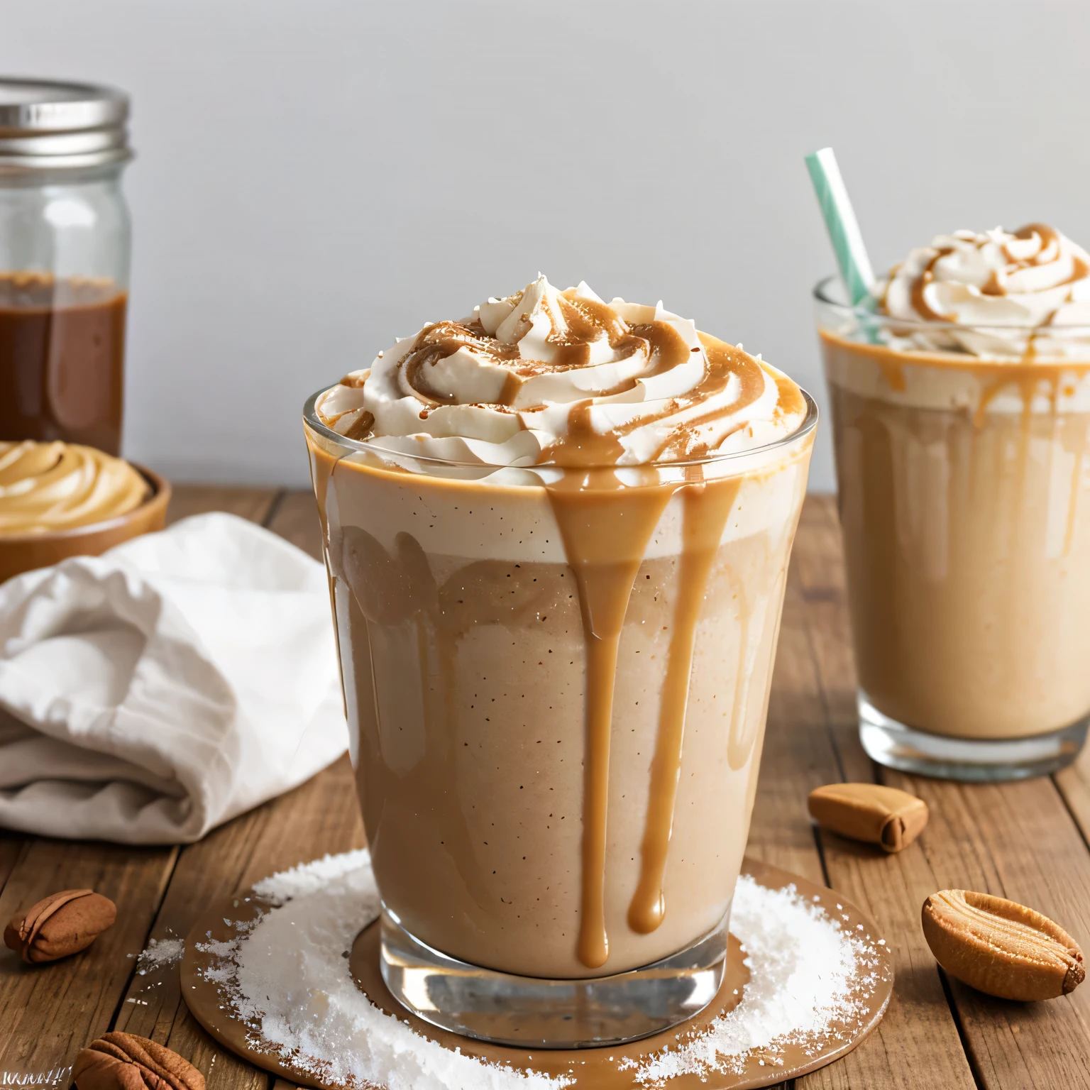 Salted Caramel Protein Milkshake recipe