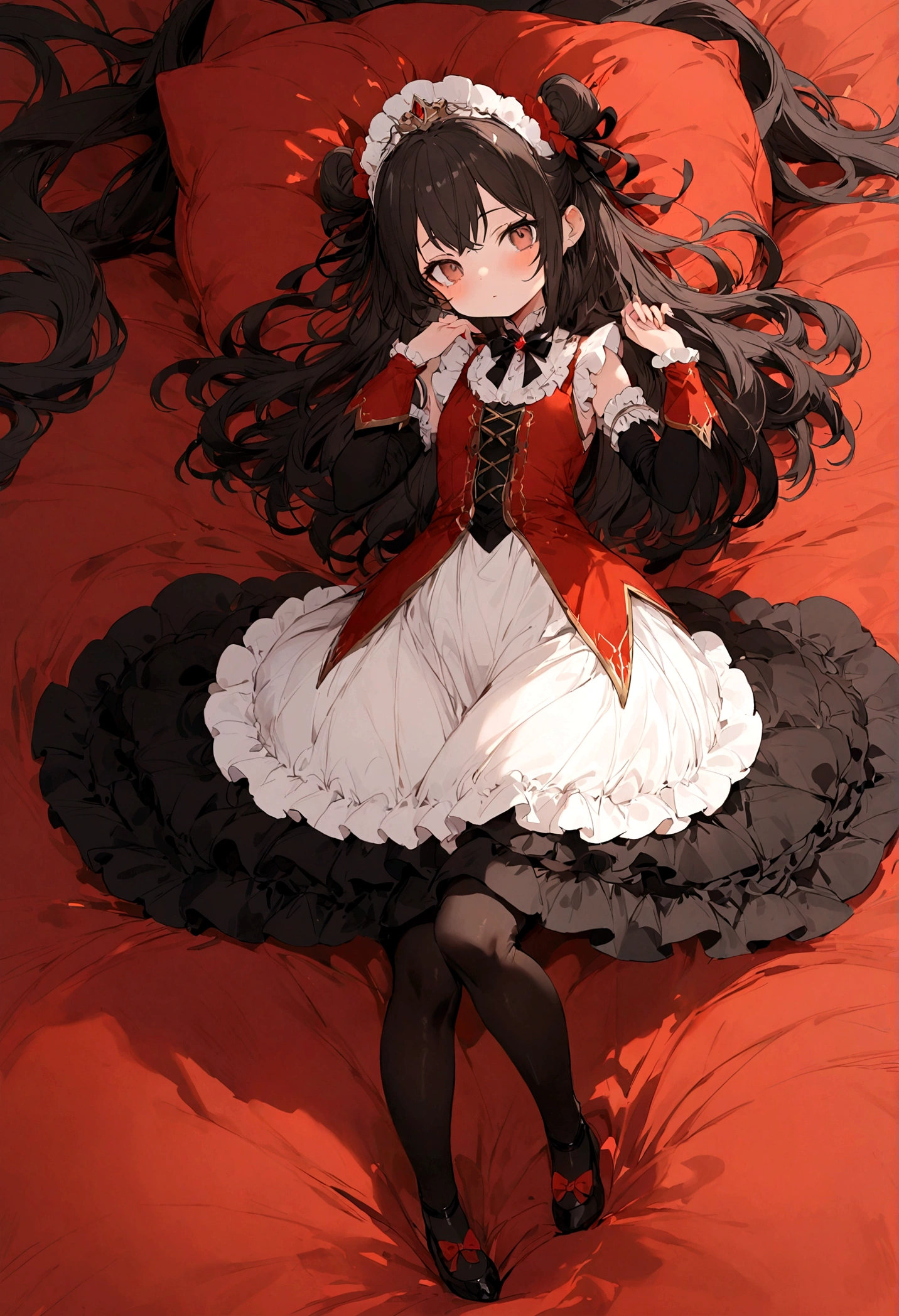 Petite,Lie flat on the bed,whole body,Loli,Tights,underwear