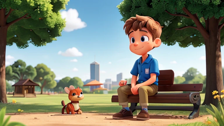 One day, while working on the presentation, Lucas had an idea. He decided to include a video showing ants in action, building and working together. He spent hours in the park filming his little friends and capturing the essence of their determination and collaboration. The video became a central part of his project, vividly illustrating the lessons he had learned.
With the project nearly complete, Lucas felt a mix of nervousness and excitement. The Science Fair was only a week away, and he wanted his presentation to be the best it could be. But instead of letting anxiety take over, he remembered the importance of every small step. He continued to revise and refine his work, seeking feedback from teachers and classmates.
The day before the Fair, Lucas decided to visit the park one last time. He sat on the bench and waited for the ant. When she appeared, he smiled and recounted all the progress he had made.
