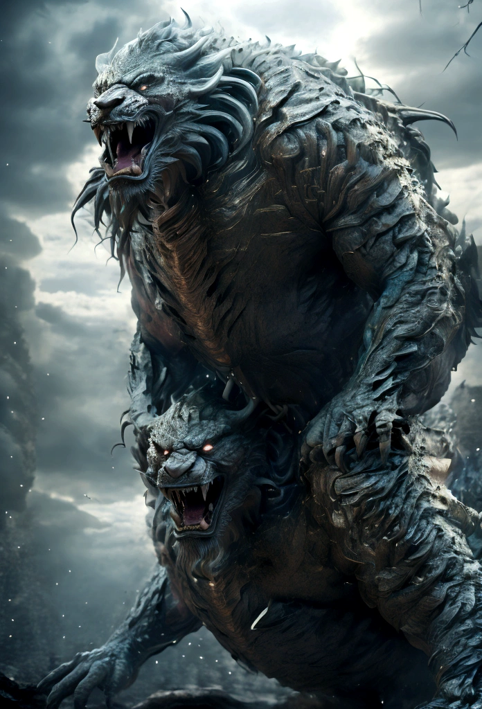 a powerful muscular humanoid machamp from pokemon, detailed realistic character, superhuman strength, hulking body builder, wearing mortal kombat style combat armor, fierce battle pose, intense expression, dramatic lighting, cinematic composition, dark gritty sci-fi cyberpunk setting, hyper detailed, photorealistic, 8k, high quality, intricate details