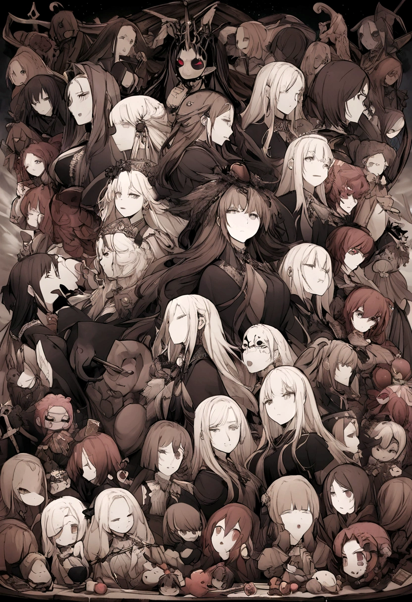 黑色and银色色调、hell、purgatory、Mozart's Requiem、mystery、fear、Gothic、dark、and、、Popularity、ruler、Pitch black、despair、lament、、nothingness、bitter cold、black ghost、Adult women in their 40s、Reine des morts、Persephone、Lilith、Hades、The greatest awe、immortal、cruel、dignity、The magnificent hall々、proudly、noble、dignity、serious、Charm、Achievement、、obsessed、Jewel-like、ruthless、greedy、Lack of warmth、Three-point live broadcast method、painting、best quality、High resolution、Sharp focus、Perfect angle、Perfect shadow performance、Perfect composition、from the side、Portrait of Queen D,Highly detailed footage of the Reine des morts,Stunning Exparted Portrait of the Queen,Portrait of the Reine des morts,Reine des morts Full Body,Brunette girl, White Fox