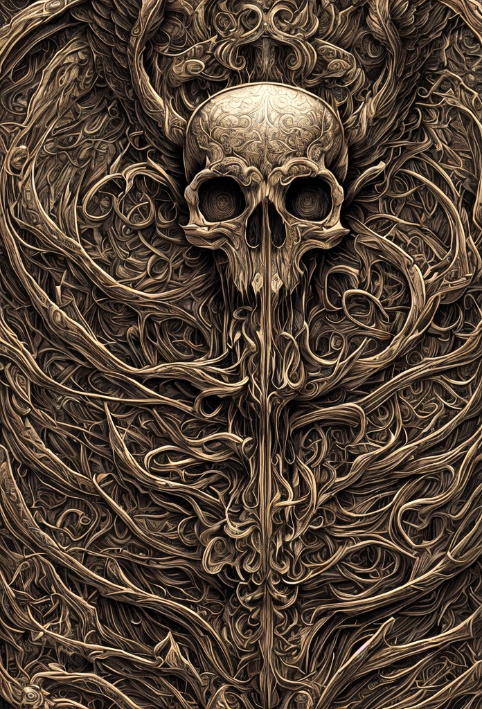 a detailed illustration of a summoned skull from the Yu-Gi-Oh! trading card game, hyper realistic, intricate mechanical details, dark fantasy, cinematic lighting, volumetric fog, dramatic pose, glowing red eyes, sharp fangs, leathery wings, detailed bone and muscle structure, dark grunge atmosphere, muted color palette, chiaroscuro lighting, gothic horror, masterpiece, highly detailed, 8k