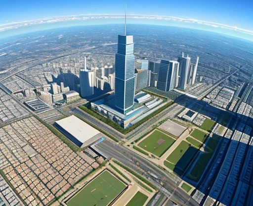 ((masterpiece)),((best quality)),((high detail)),((realistic,)), photograph satellite view Angle of photograph from above Angle of the Sky .
Modern city, street architecture, ocidental architecture, beach, modern prices, 5-star hotels, squares with statues.