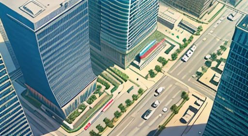 ((masterpiece)),((best quality)),((high detail)),((realistic,)), photograph satellite view Angle of photograph from above Angle of the Sky .
Modern city, street architecture, ocidental architecture,e, modern prices, 5-star hotels, squares with statues.