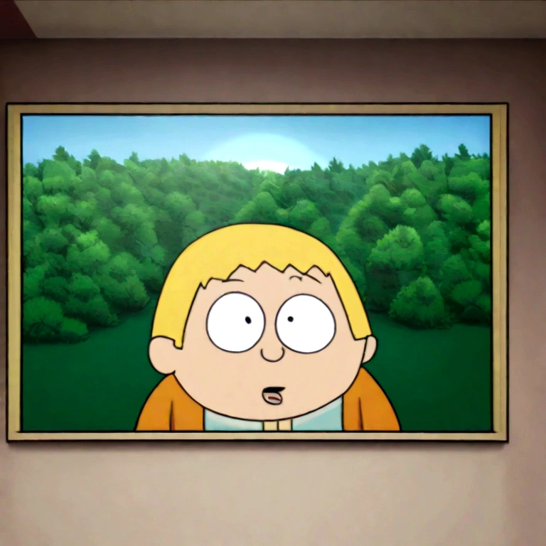 Generate a photo of Leopold butters stotch from South Park