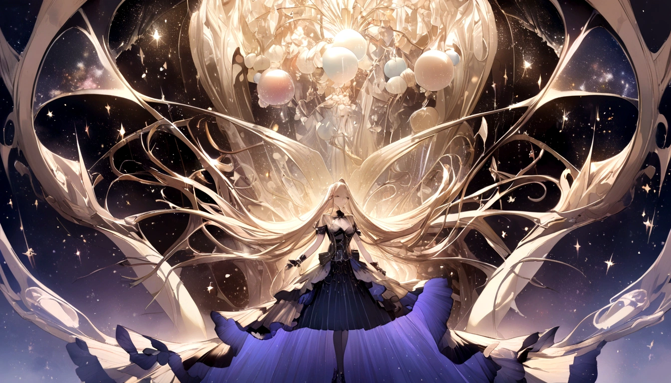 The entire galactic starry sky，Gorgeous,Twinkling starlight，Boundless，Wonderful attraction。