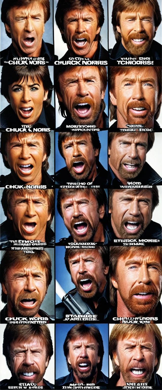 "The Emotions of Chuck Norris" meme
