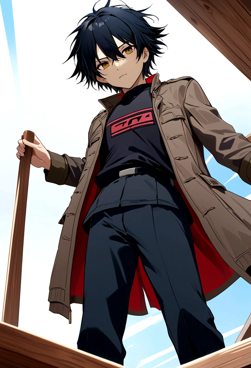 1 boy, anime style, detailed, (best quality,4k,8k,highres,masterpiece:1.2),ultra-detailed,vibrant colors,dramatic lighting,cinematic composition,digital painting, white background.