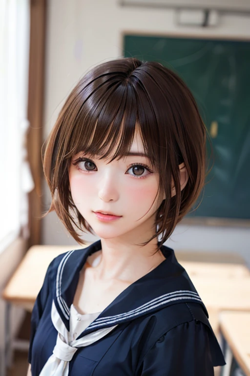 (Browsing Caution:-1), (masterpiece:1.3), (8k, Realistic, RAW Photos, highest quality: 1.4), 
(One boy), Beautiful Face, (Realistic Face), 
Beautiful Hairstyles, (short hair:1.5),
Realistic eyes, Beautiful fine details, 
(Realistic Skin), Beautiful Skin, 
(blouse), 
Absurd, Charm, 
超High resolution, Ultra-realistic, Very detailed, 
Golden Ratio, ((masterpiece, highest quality, High resolution)), 1 girl, (Realistic: 1.4), ************, Beautiful Hair, (Shortcuts:1.5), Sailor suit, School classroom, avert your eyes, Smooth, Highly detailed CG composite 8K wallpaper, Professional photography, Backlight, Top View