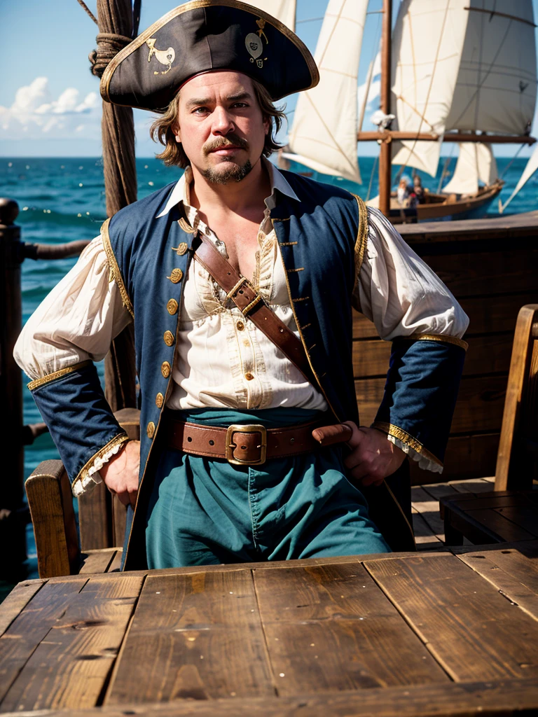 John Silver (Eng. John Silver), also known as Ham and One Leg. An experienced pirate with a bad reputation, also a good strategist and prudent commander