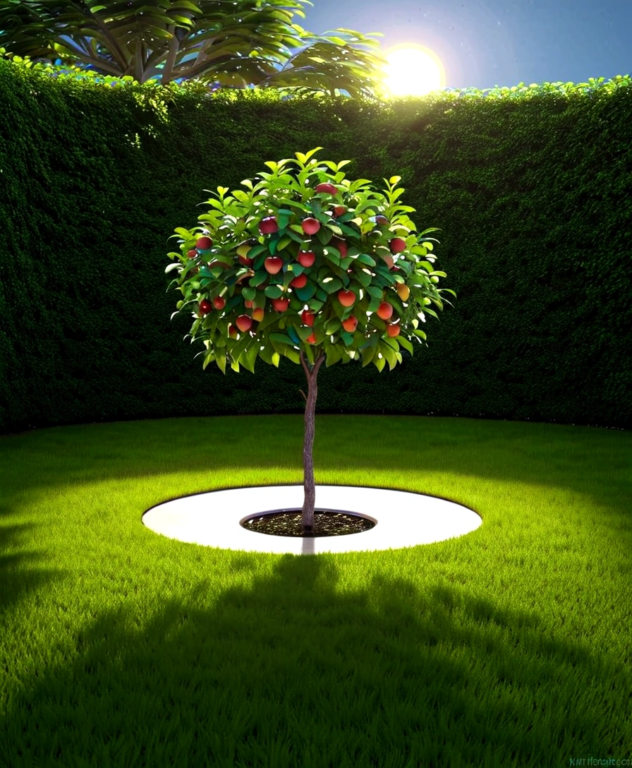 Add snake to tree trunk. 