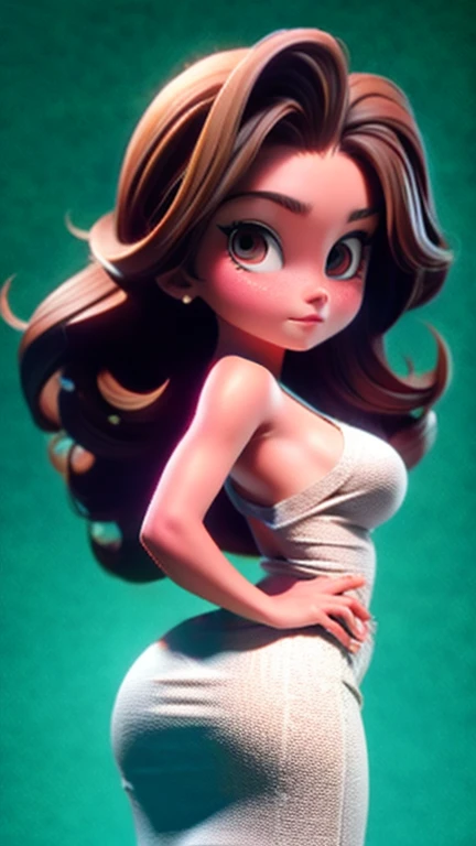 Nude Photos、38-year-old woman, Full body photo、Buckshot、Looking Back、Long brown hair, Thin face, Sexy Face,、Pencil Skirt、Long skirt、T-Shirts、Large Breasts、Big Ass、